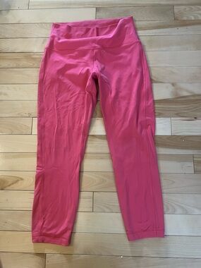 Lululemon Align High-Rise Leggings 23 inch cropped Glaze Pink size 8